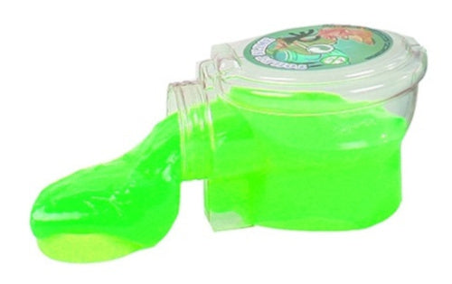 toilet met neonkleurige putty 9,5 cm junior groen