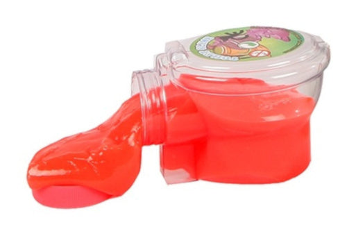 toilet met neonkleurige putty 9,5 cm junior rood