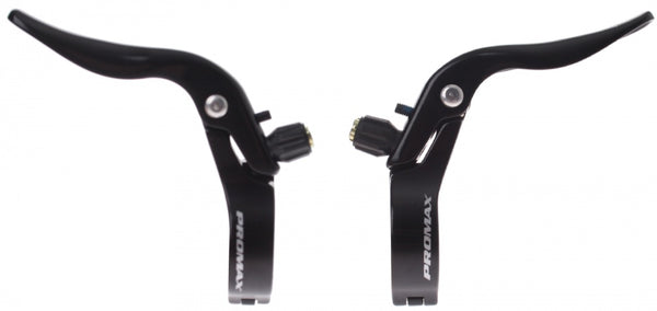 Remgreepset Promax Cycle Cross aluminium - zwart