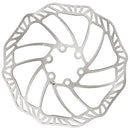 remschijf 180 mm 6 gaats staal zilver