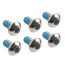 remschijf 203 mm 6 gaats staal zilver