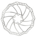 remschijf 203 mm 6 gaats staal zilver