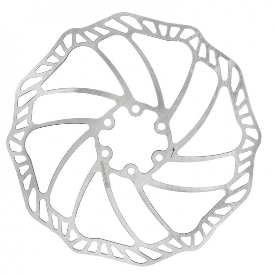 remschijf 203 mm 6 gaats staal zilver