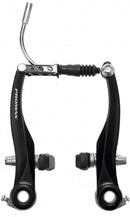 V-brake set voor en achter aluminium zwart