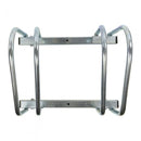 fietsenrek voor twee fietsen 26 x 40 x 33 cm zilver