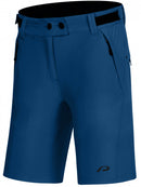 fietsbroek P-After Hour dames polyamide blauw mt 48