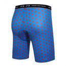 fietsbroek P-Meteor heren polyester blauw maat M