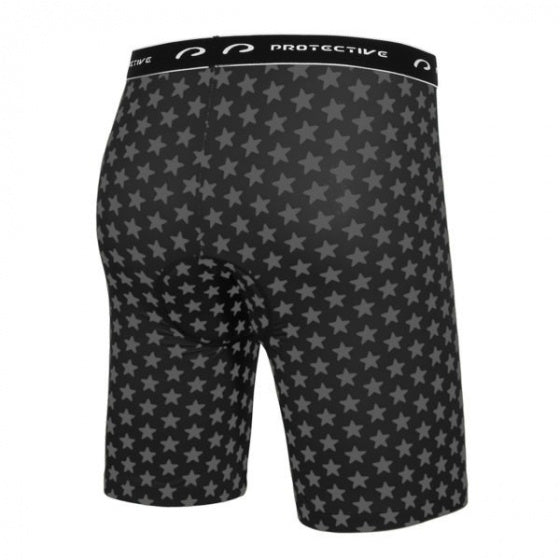fietsbroek P-Meteor heren polyester zwart maat S