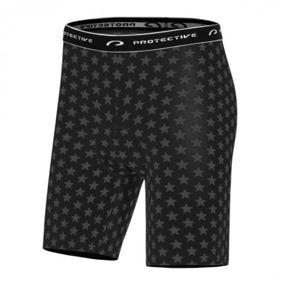 fietsbroek P-Meteor heren polyester zwart maat XXL