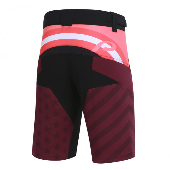 fietsbroek P-Sweet Jane dames polyester bordeaux mt 46