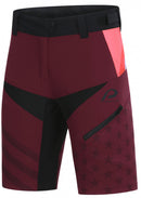 fietsbroek P-Sweet Jane dames polyester bordeaux mt 48