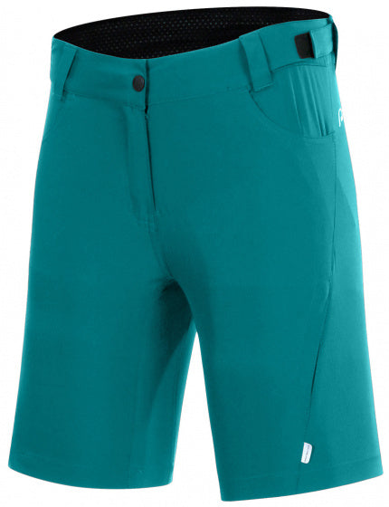 fietsbroek P-Valley dames polyester mintgroen mt 48