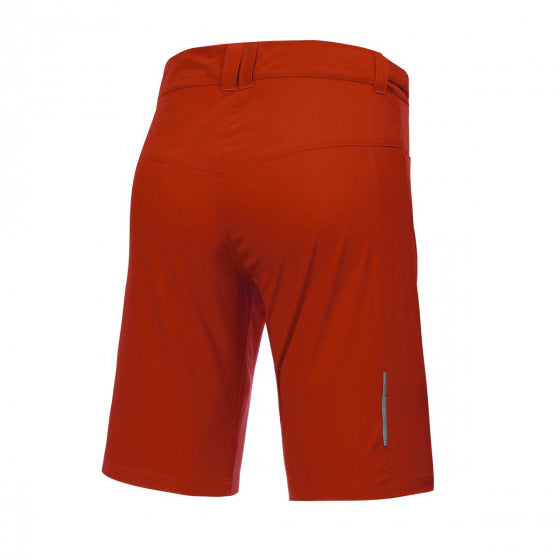 fietsbroek P-Valley heren polyester rood maat L