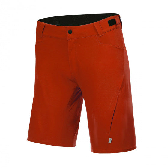 fietsbroek P-Valley heren polyester rood maat M