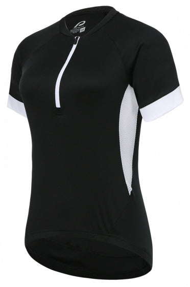 fietsshirt P-Heart dames polyester zwart maat 36