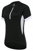 fietsshirt P-Heart dames polyester zwart maat 46
