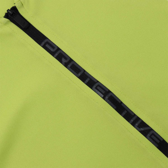 fietsshirt P-Move heren polyester lime/zwart mt M