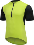 fietsshirt P-Move heren polyester lime/zwart mt XL