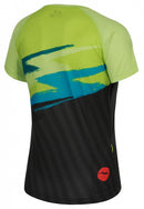 fietsshirt P-On Acid dames polyester groen maat 48