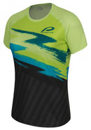 fietsshirt P-On Acid dames polyester groen maat 40