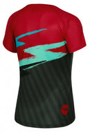 fietsshirt P-On Acid dames polyester zwart maat 46