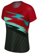 fietsshirt P-On Acid dames polyester zwart maat 46