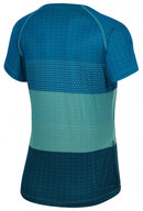 fietsshirt P-Shade dames polyester blauw maat 36