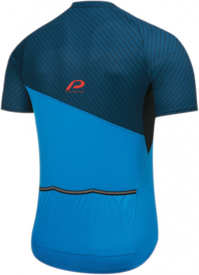 fietsshirt P-So High heren polyester blauw mt 5XL