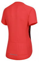 fietsshirt P-Sunday dames polyester koraalrood mt 48