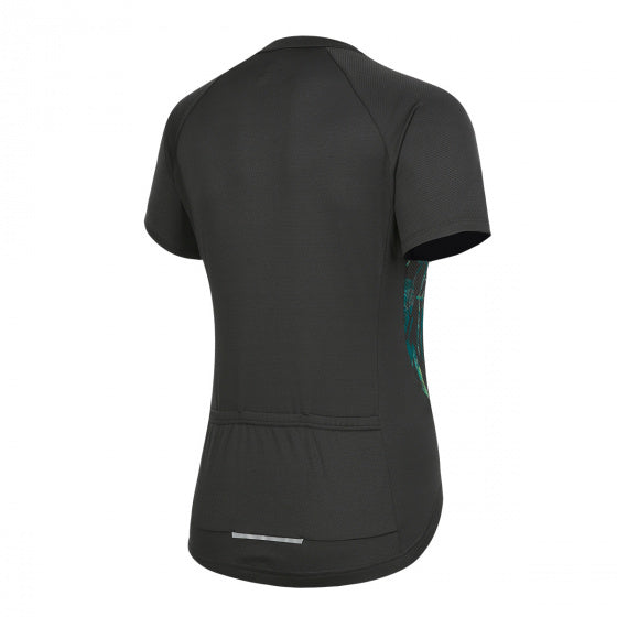 fietsshirt P-Sunday dames polyester wit/grijs mt 48