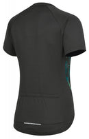 fietsshirt P-Sunday dames polyester zwart maat 48