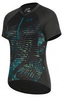 fietsshirt P-Sunday dames polyester zwart maat 48