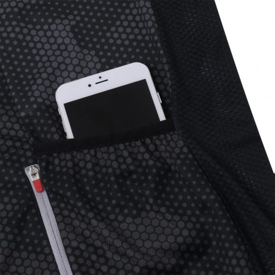 fietsshirt P-Transform heren polyester zwart/lime mt 3XL