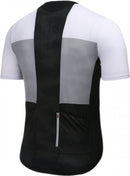 fietsshirt P-Transform heren polyester zwart/grijs mt S