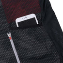 fietsshirt P-Transform heren polyester bordeaux mt M