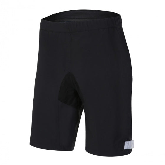 regenshort P-Seattle heren polyamide zwart maat S