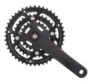 crankstel Flint 22-32-42T 170 mm alu/staal zwart