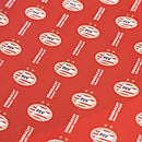 cadeau/kaftpapier jongens 100 x 70 cm papier rood/wit