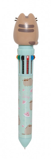 balpen Pusheen 3D 10-kleuren junior 16 cm groen