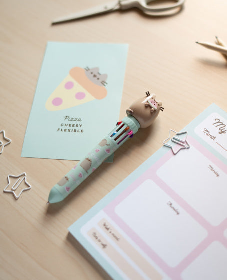 balpen Pusheen 3D 10-kleuren junior 16 cm groen
