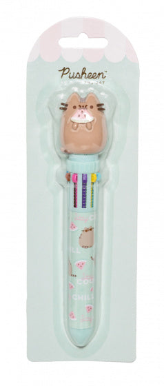 balpen Pusheen 3D 10-kleuren junior 16 cm groen