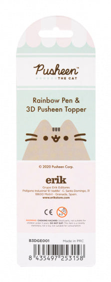 balpen Pusheen 3D 10-kleuren junior 16 cm groen