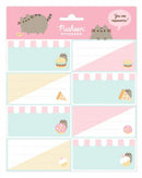 etiketten junior zelfklevend roze/blauw 16 stuks