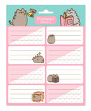 etiketten junior zelfklevend roze/wit 16 stuks