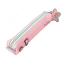 etui meisjes 20 x 4 cm polyester roze
