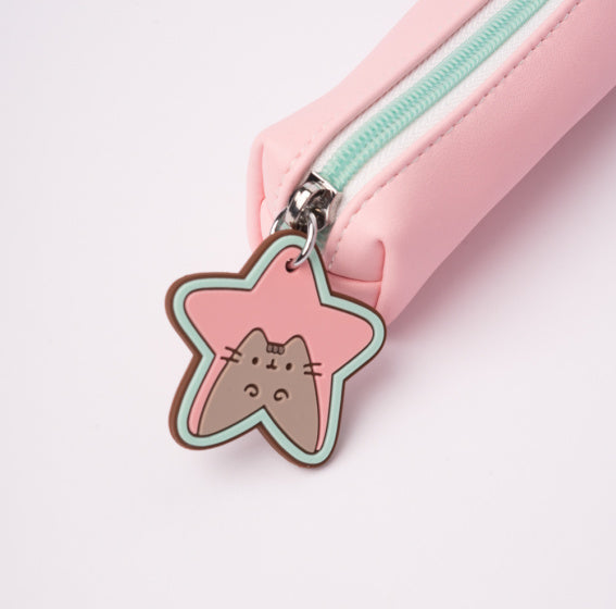 etui meisjes 20 x 4 cm polyester roze