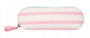 etui meisjes 21 x 7 cm polyester roze/wit