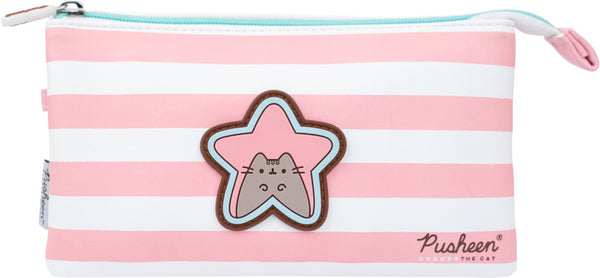 etui Rose Collection meisjes 21 x 12 cm synthetisch roze