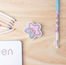 gum Star junior rubber wit/roze