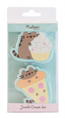 gummen junior rubber 5,5 x 6,5 cm bruin 2 stuks